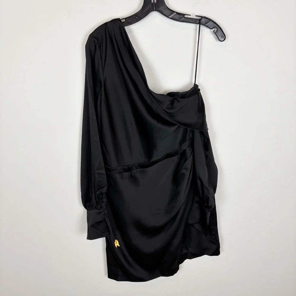 Flaw SIMKHAI Cameron Dress in Black Size 12 - Picture 2 of 14